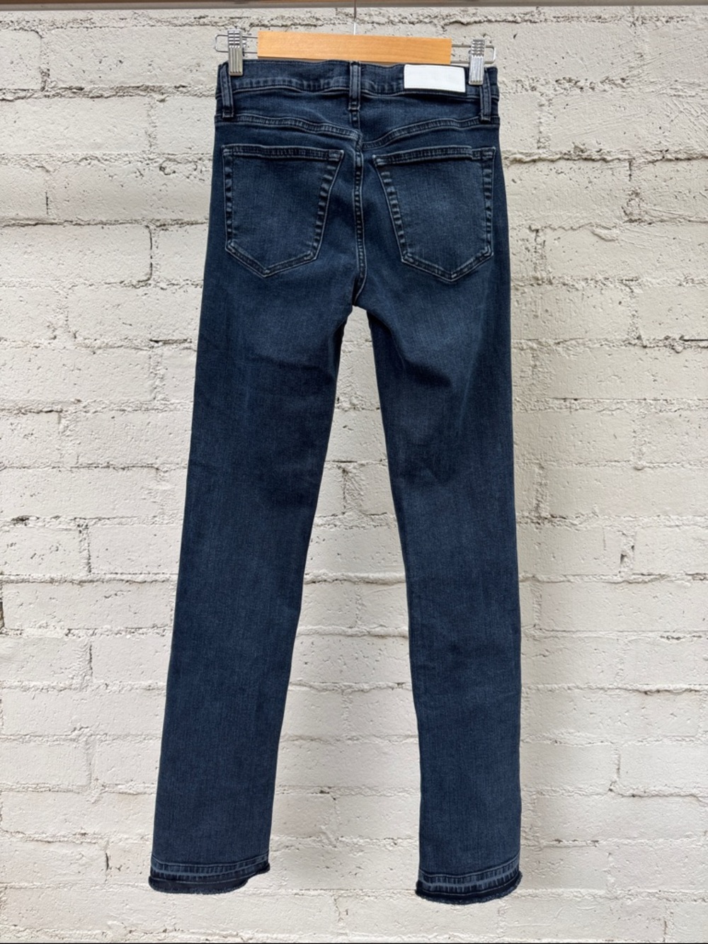 RE/DONE Super Slim Jeans Blackened Blue Size 25 - Picture 4 of 11